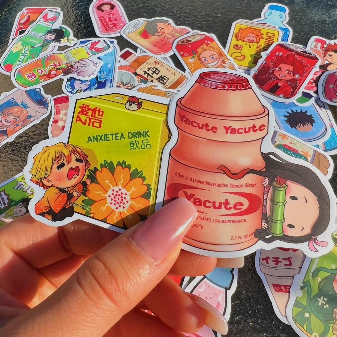 Quench Your Thirst for Style with Anime Stickers for Water Bottles